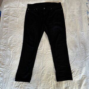 Men's Levi 511 Black Denim Jeans 38x30 Used Like New